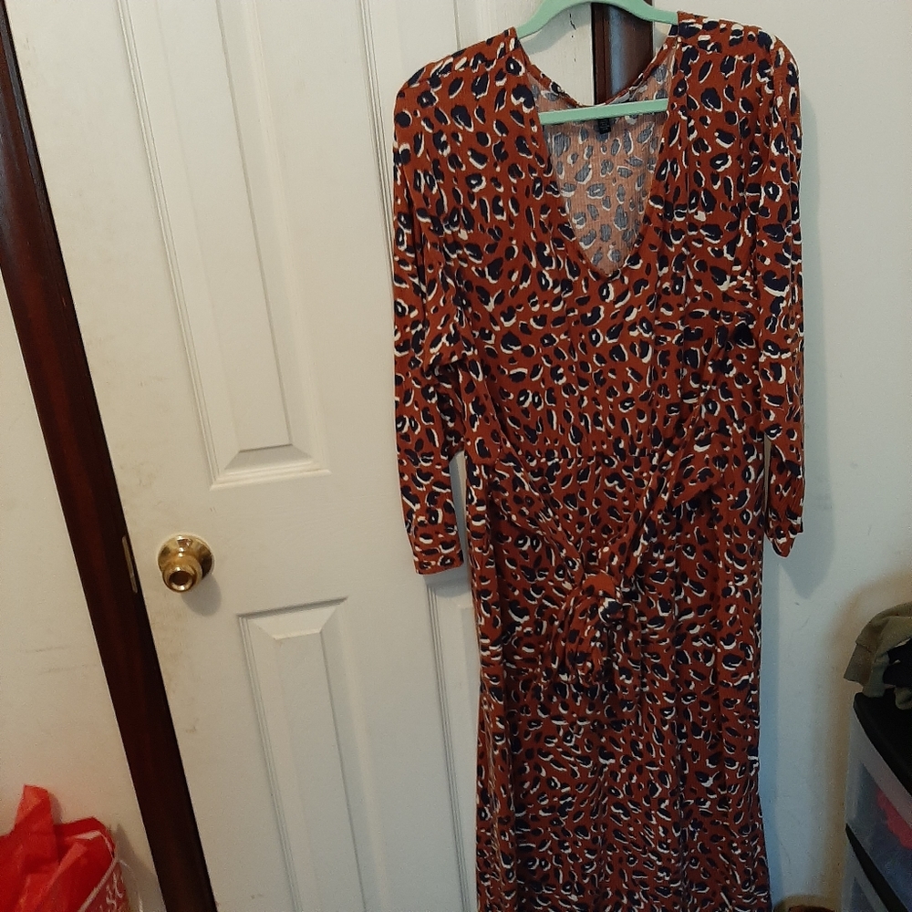 Front tie dress